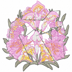 Flowers Embroidery Design 9